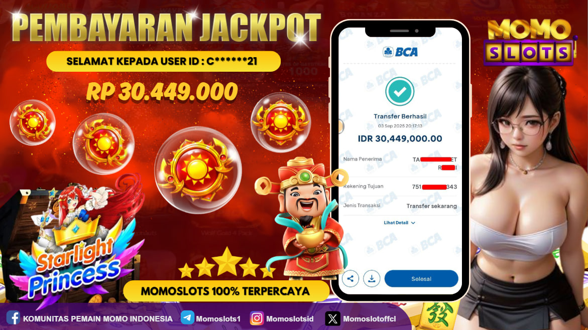 MOMOSLOTS JACKPOT SLOT STARLIGHT PRINCESS